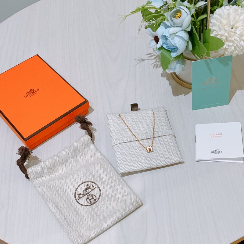 TK1960 Hermes 愛馬仕迷你H字項鍊 Mini Pop H Necklace-11