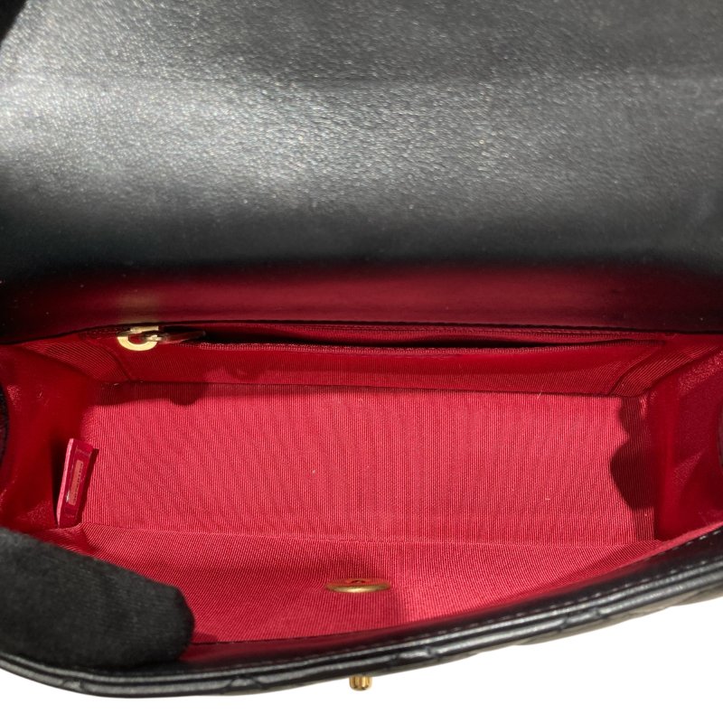 CAHNEL 香奈兒 ROMANCE MINI FLAP BAG 羊皮 黑色-13