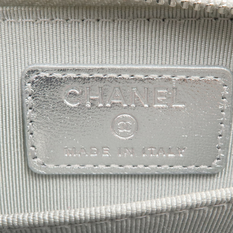 CHANEL 羊皮皮革Card Case/Coin Case銀扣拉鏈卡片套/零錢包-13
