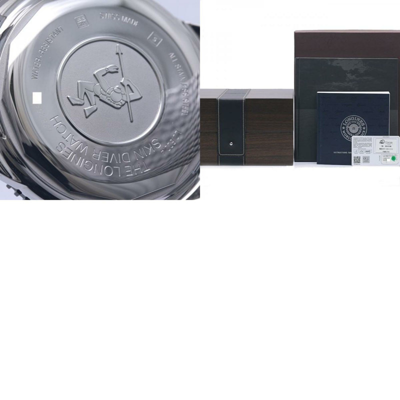 浪琴表 Heritage Skin Diver L2.822.4.56.6 男士腕錶，不鏽鋼材質，40276-10