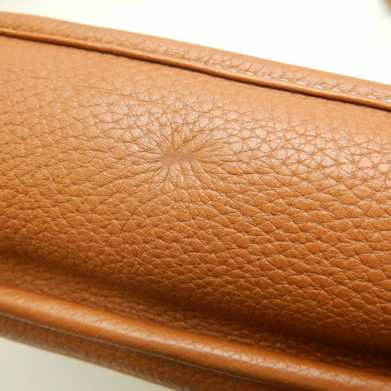 愛馬仕 Evelyne 3GM 單肩包，Togo 皮革，金色，女士，253633-16