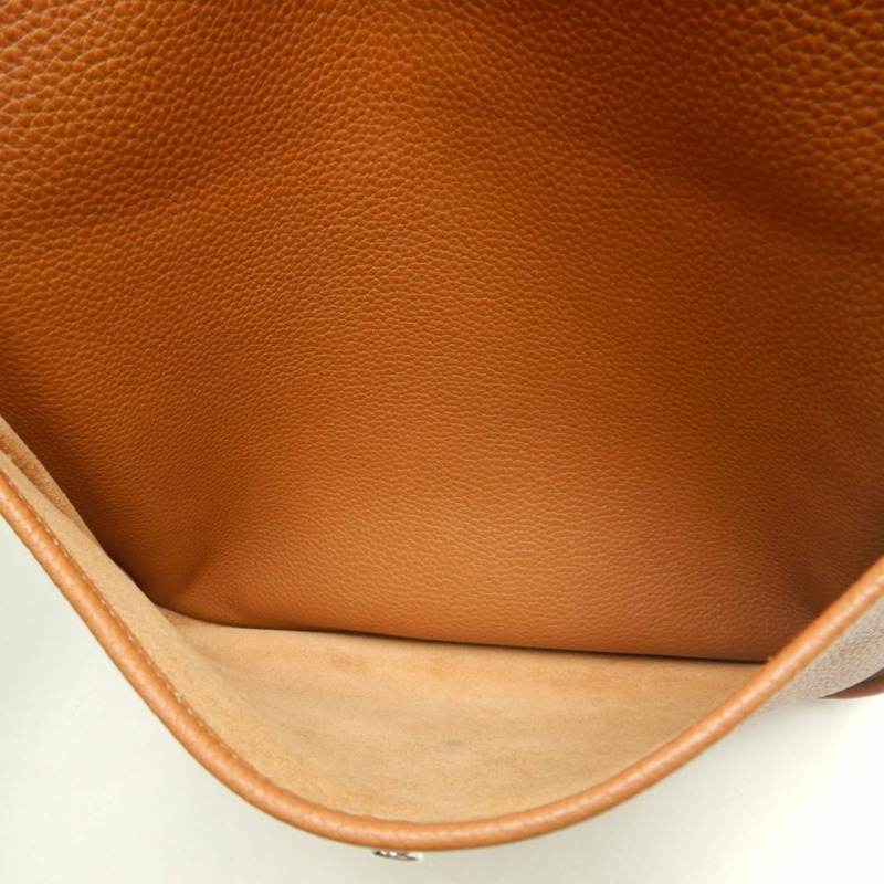 愛馬仕 Evelyne 3GM 單肩包，Togo 皮革，金色，女士，253633-21