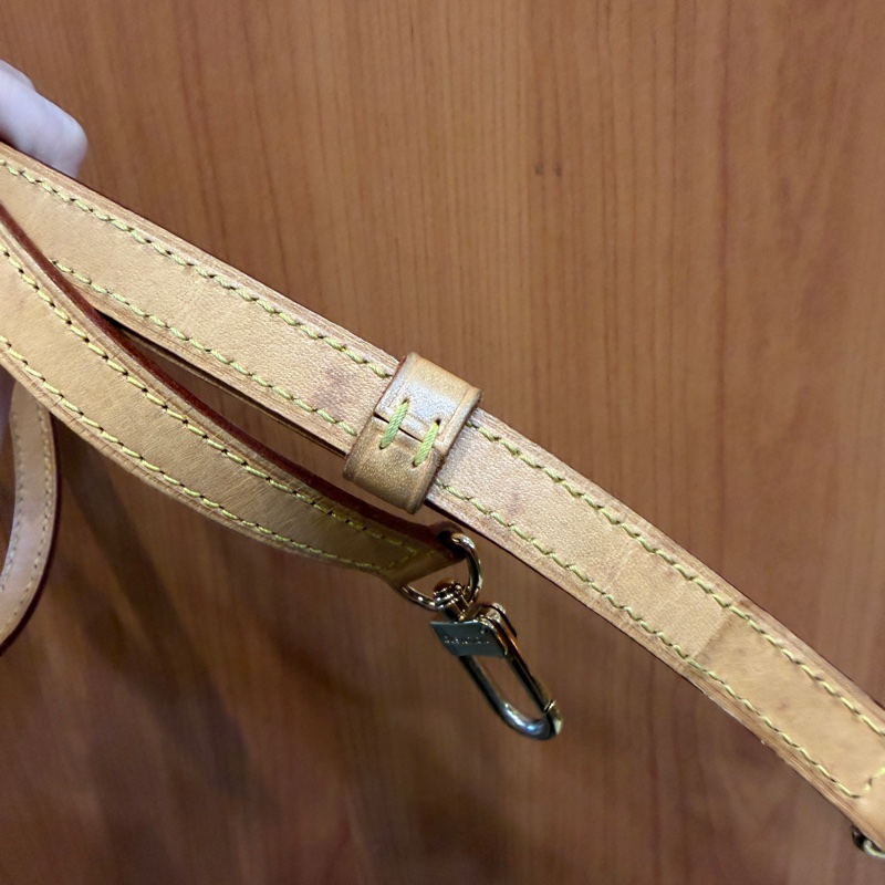 LV 本染皮可調節背帶-7