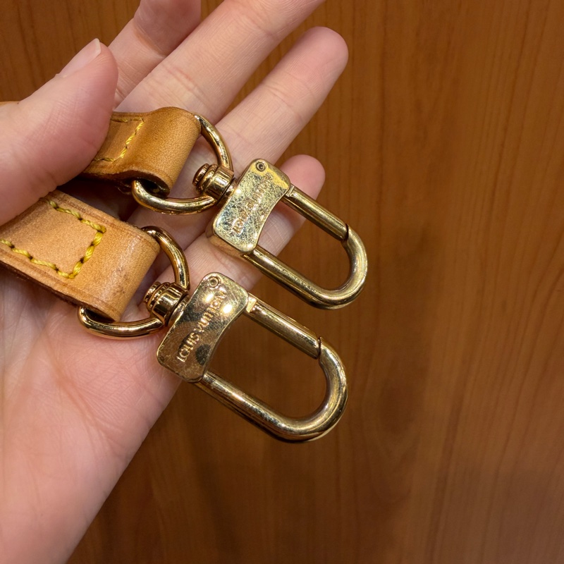 LV 本染皮可調節背帶-9