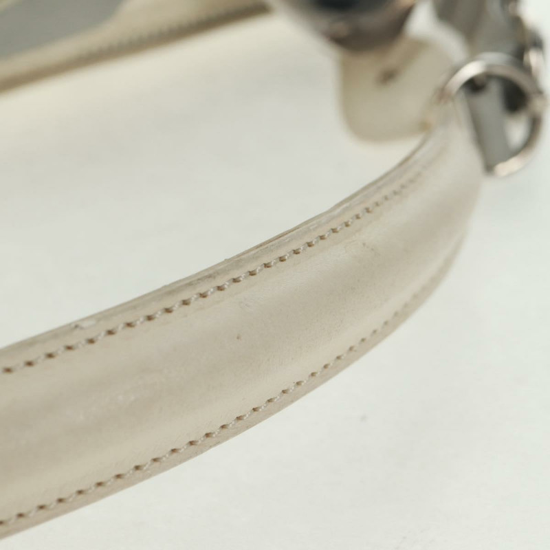 【日本直送】Christian Dior Trotter帆布浪漫手袋 PVC 白色銀色 正品 168346V-7