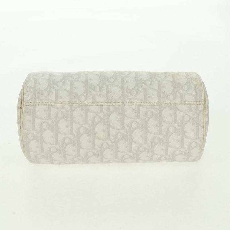 【日本直送】Christian Dior Trotter帆布浪漫手袋 PVC 白色銀色 正品 168346V-9