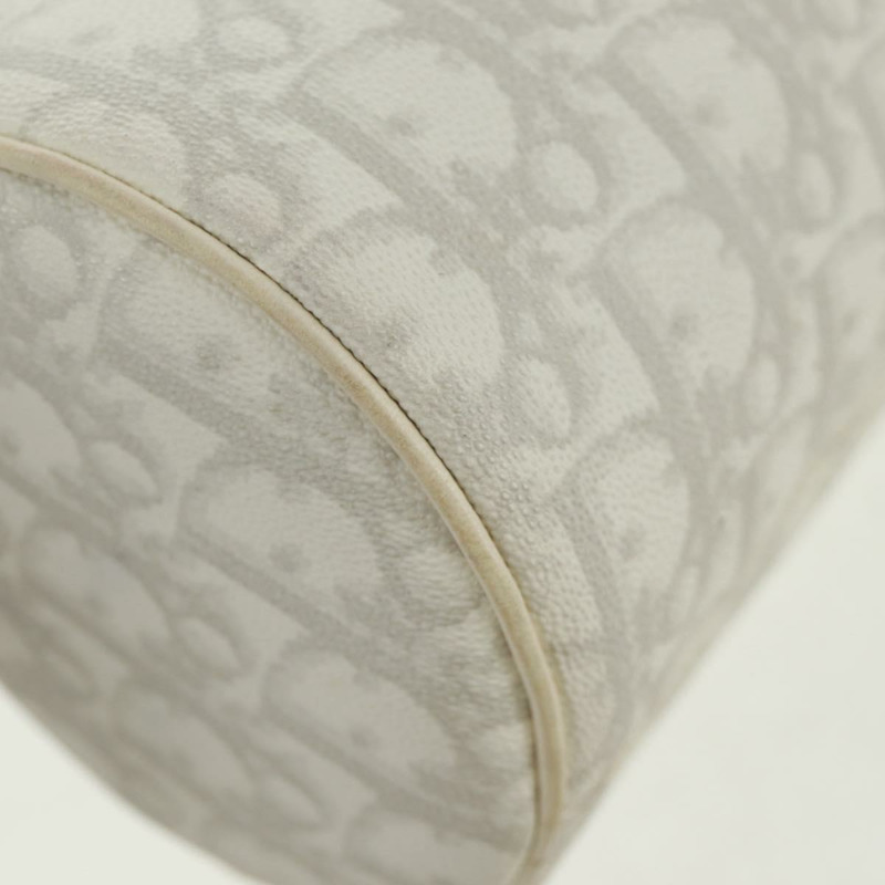 【日本直送】Christian Dior Trotter帆布浪漫手袋 PVC 白色銀色 正品 168346V-12