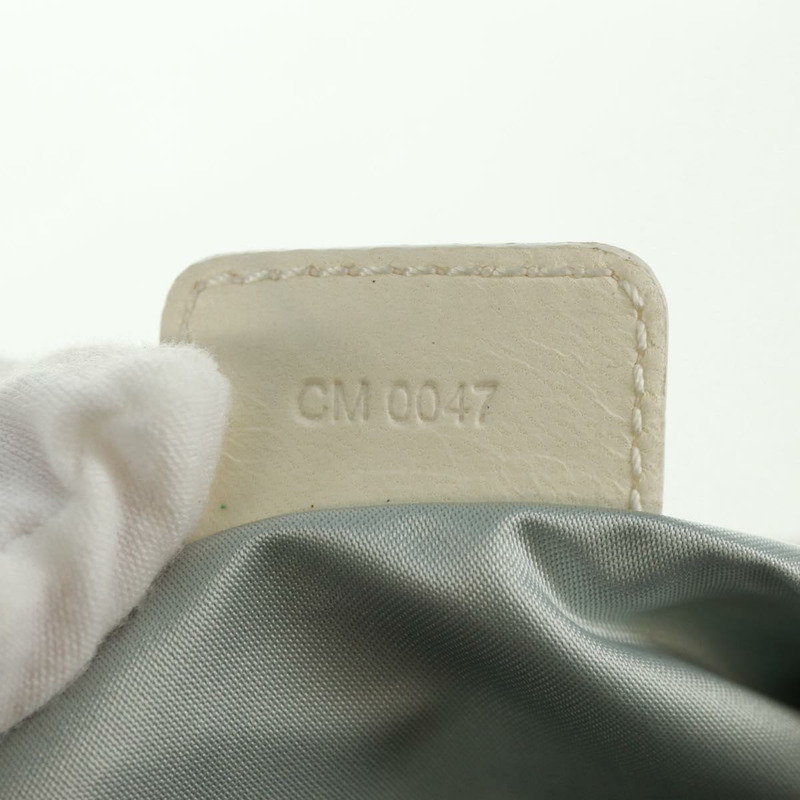 【日本直送】Christian Dior Trotter帆布浪漫手袋 PVC 白色銀色 正品 168346V-22