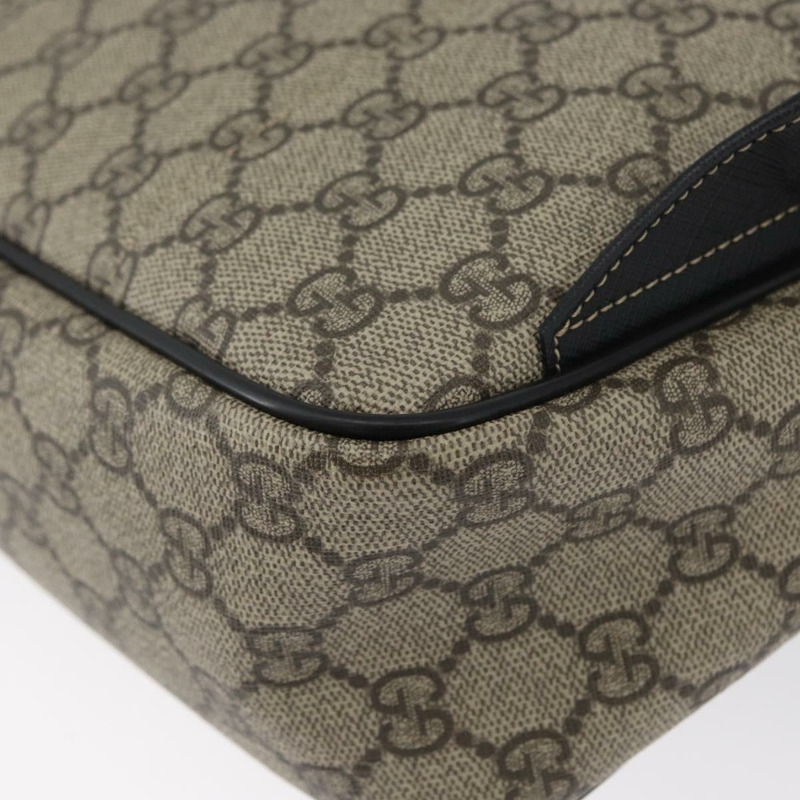 【日本直送】GUCCI GG Supreme 雙肩包 PVC 米色 銀色 正品 154160A-14