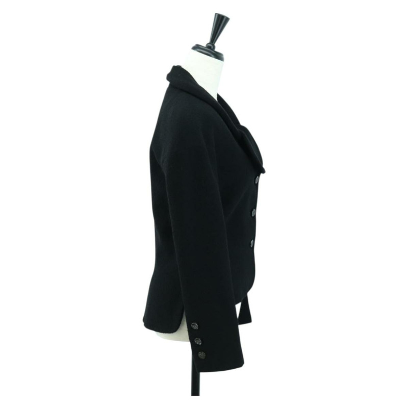 【日本直送】香奈兒黑色羊毛夾克，CC標誌，貨號158564M-3