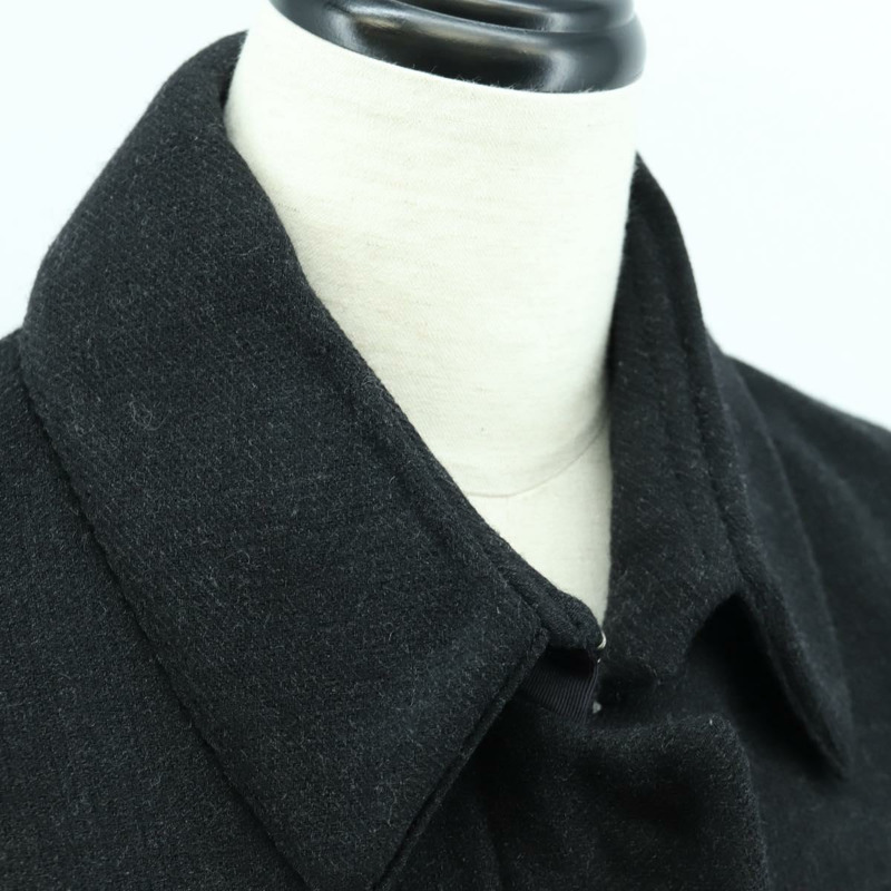 【日本直送】PRADA 長版羊毛大衣 灰色 正品 158570M-4