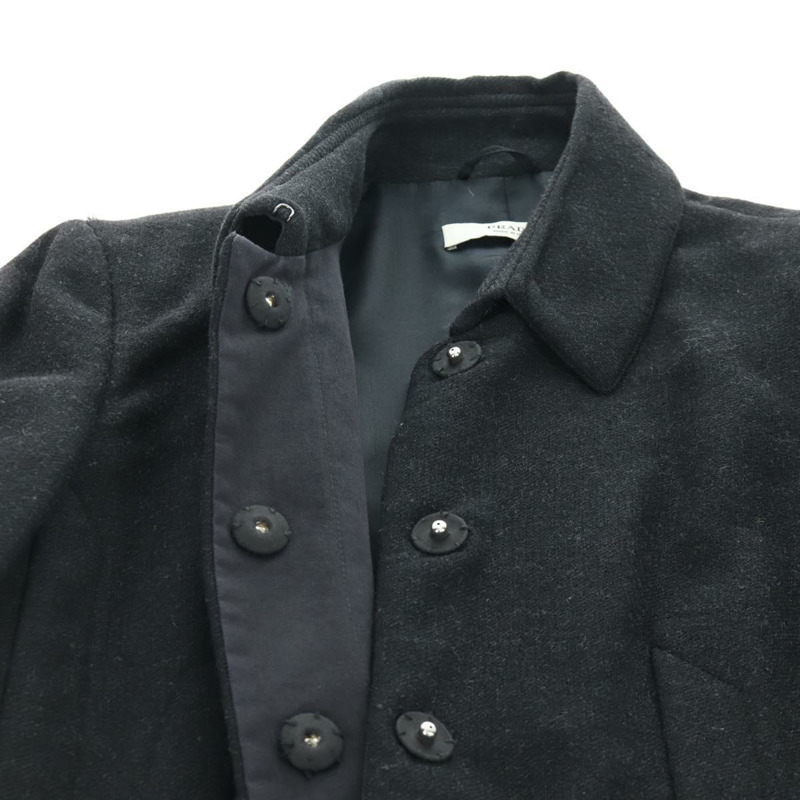 【日本直送】PRADA 長版羊毛大衣 灰色 正品 158570M-7