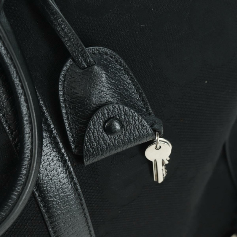 【日本直送】GUCCI GG帆布波士頓包 2way Black Silver 739581 Auth 171443SAM-17