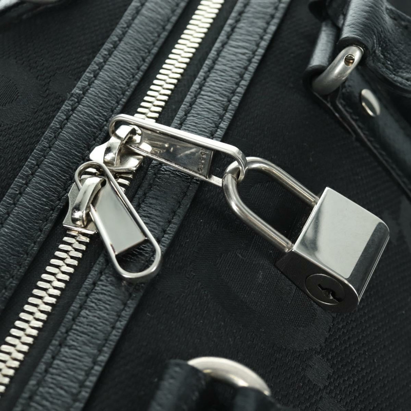 【日本直送】GUCCI GG帆布波士頓包 2way Black Silver 739581 Auth 171443SAM-19