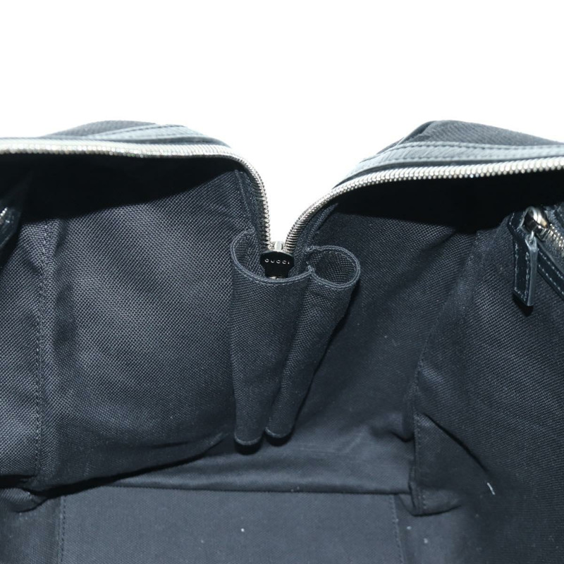 【日本直送】GUCCI GG帆布波士頓包 2way Black Silver 739581 Auth 171443SAM-23