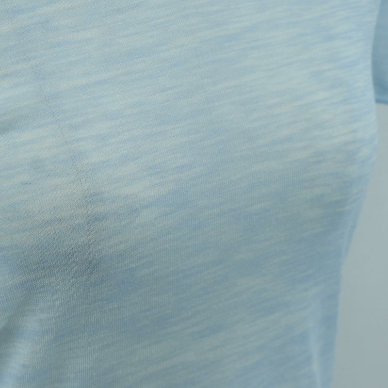 【日本直送】香奈兒針織短袖T卹，棉質，淺藍色，CC標誌，正品編號168330M-7