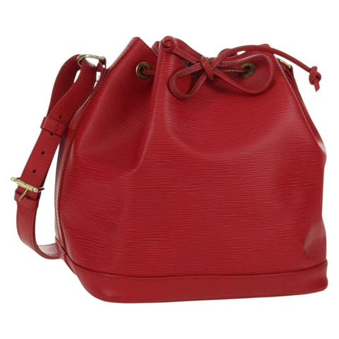 路易威登 Epi Petit Noe 紅色單肩背包 M44107 LV 正品 ARZ006V