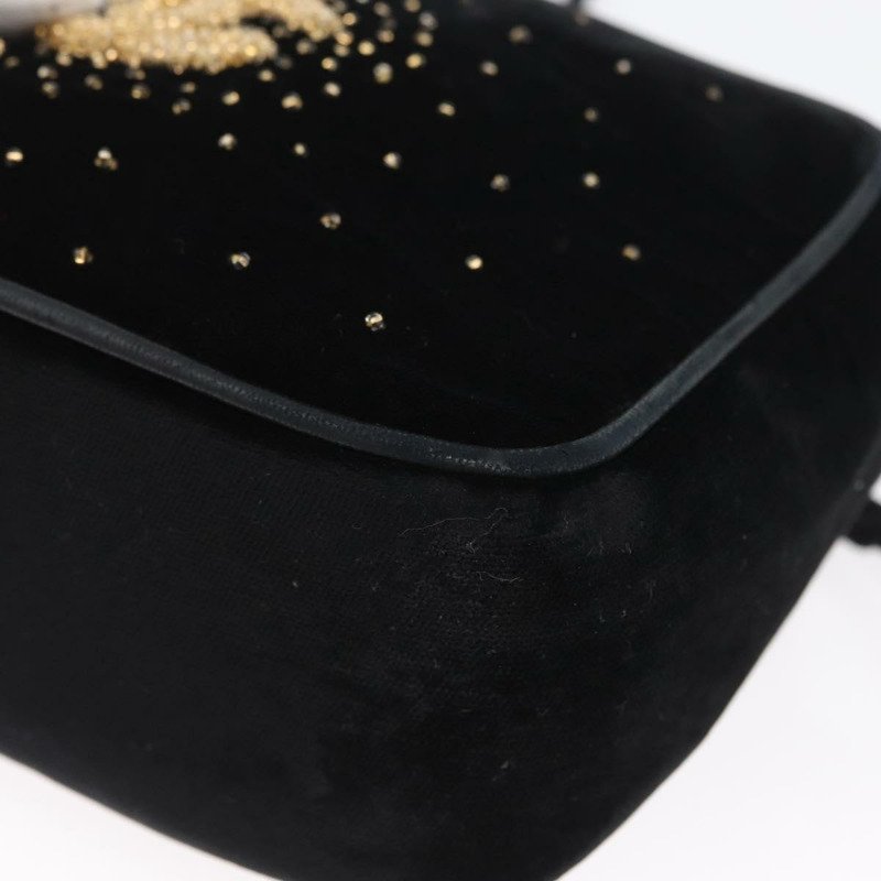 【日本直送】香奈兒黑色金CC雙C單背包 ARZ008SAV-10