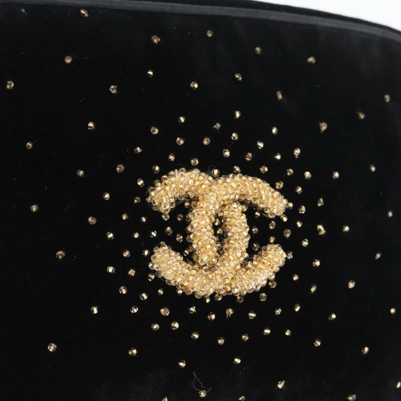 【日本直送】香奈兒黑色金CC雙C單背包 ARZ008SAV-13