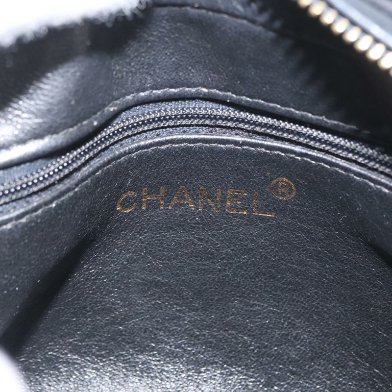 【日本直送】香奈兒黑色金CC雙C單背包 ARZ008SAV-15