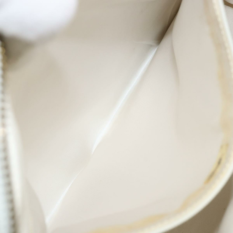 【日本直送】香奈兒 Matelasse 羊皮單肩包 白金 CC Auth mr2140A-20