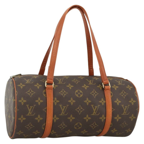 路易威登 Monogram Papillon 30 手提包 M51385 LV Auth 173344A