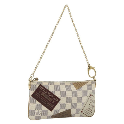 路易威登 Damier Azur Pochette Mira MM 配件包 N63078 正品 BSZ039V