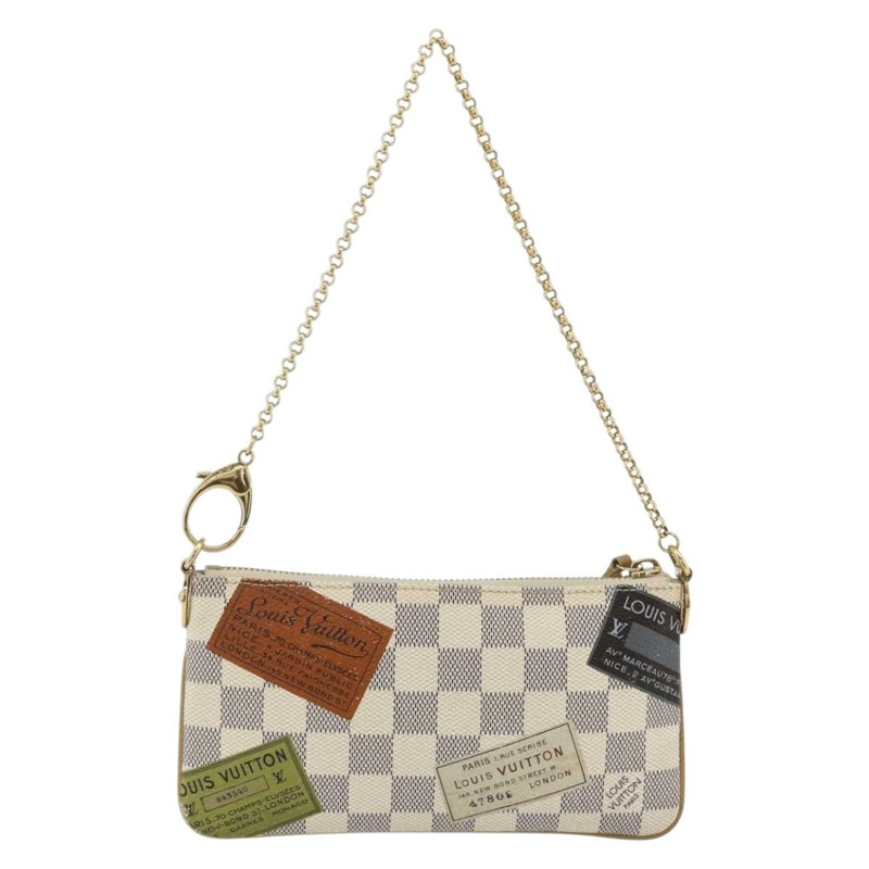 【日本直送】路易威登 Damier Azur Pochette Mira MM 配件包 N63078 正品 BSZ039V-1