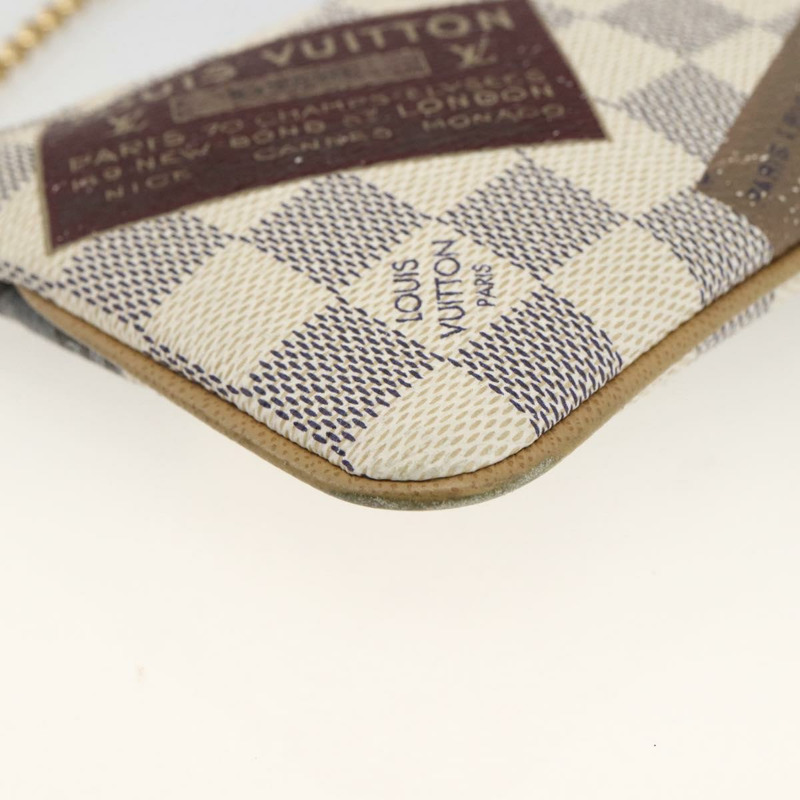 【日本直送】路易威登 Damier Azur Pochette Mira MM 配件包 N63078 正品 BSZ039V-15