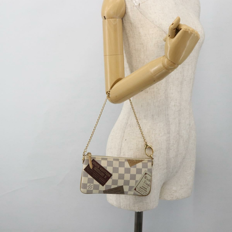 【日本直送】路易威登 Damier Azur Pochette Mira MM 配件包 N63078 正品 BSZ039V-22