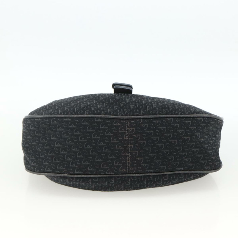 【日本直送】Christian Dior Trotter帆布肩背包 黑色銀色 正品 BSZ280SAV-8