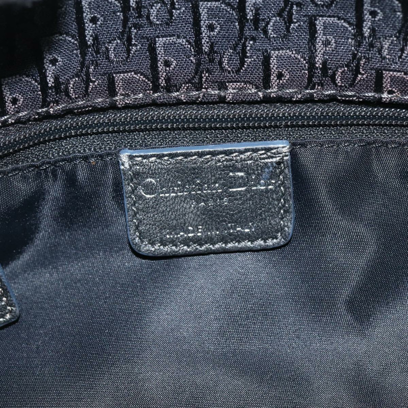 【日本直送】Christian Dior Trotter帆布肩背包 黑色銀色 正品 BSZ280SAV-13