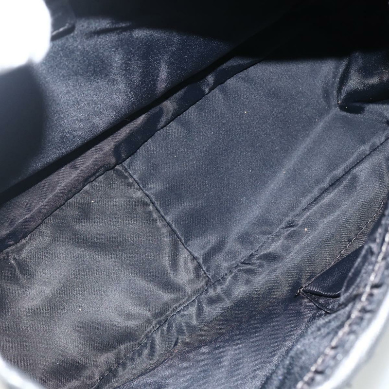 【日本直送】Christian Dior Trotter帆布肩背包 黑色銀色 正品 BSZ280SAV-14