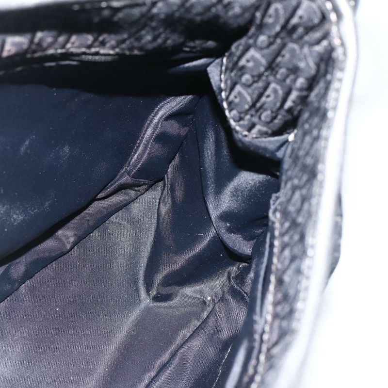 【日本直送】Christian Dior Trotter帆布肩背包 黑色銀色 正品 BSZ280SAV-15