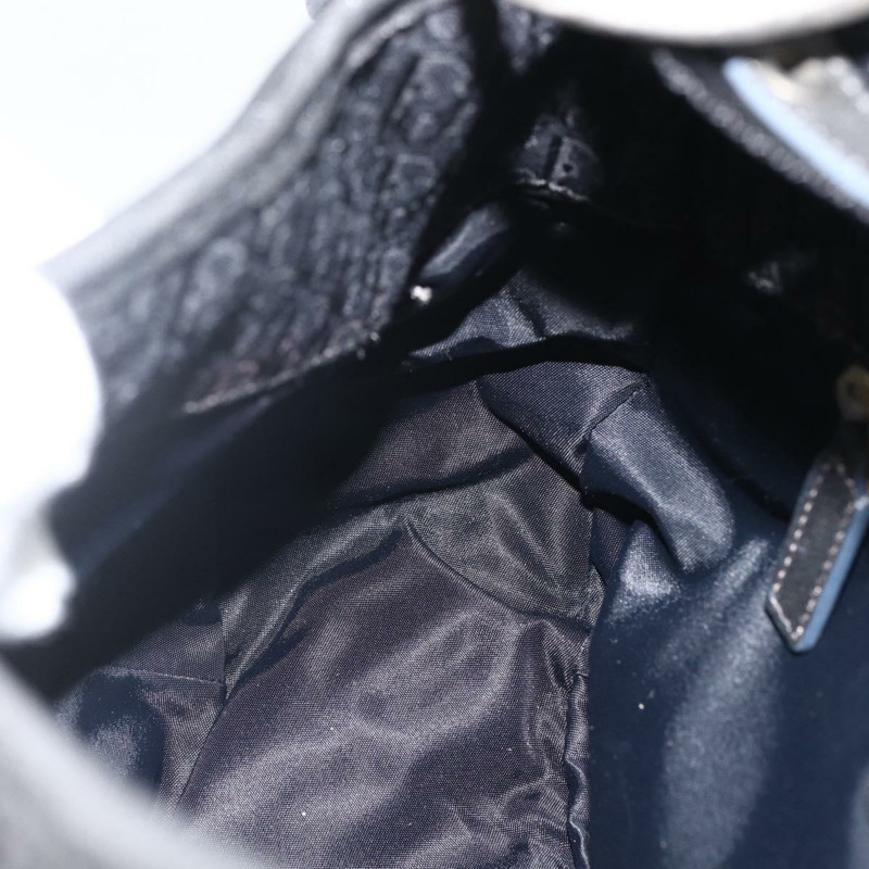 【日本直送】Christian Dior Trotter帆布肩背包 黑色銀色 正品 BSZ280SAV-16