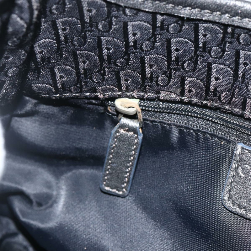 【日本直送】Christian Dior Trotter帆布肩背包 黑色銀色 正品 BSZ280SAV-17