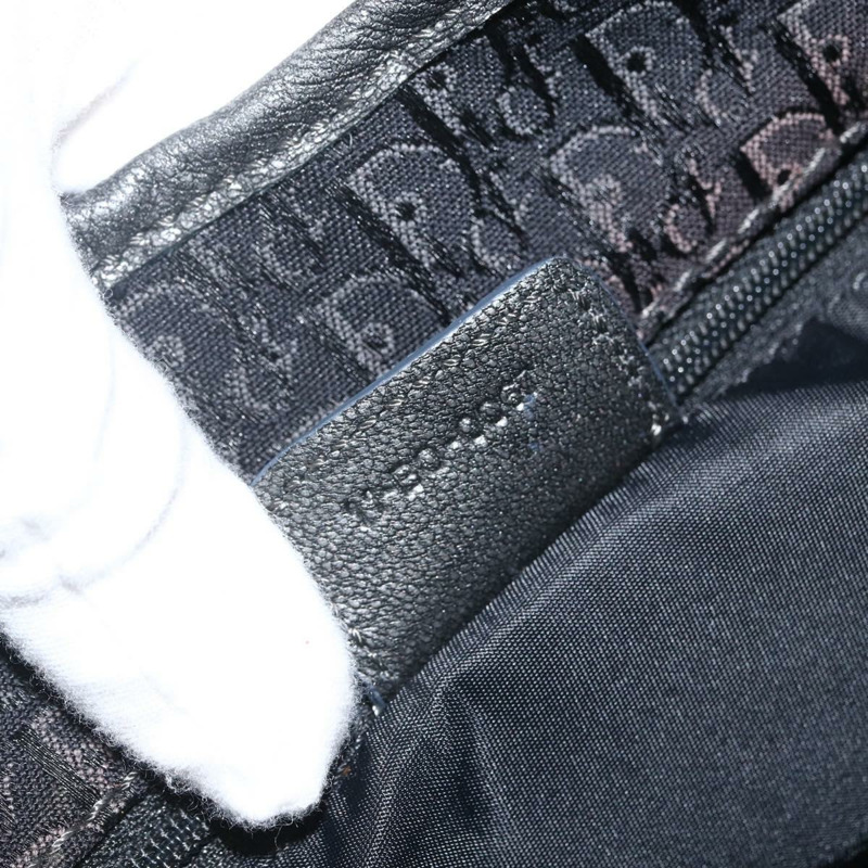 【日本直送】Christian Dior Trotter帆布肩背包 黑色銀色 正品 BSZ280SAV-19