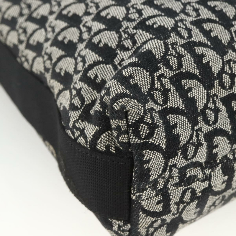 【日本直送】Christian Dior Trotter帆布肩背包 黑色 銀色 正品 174057A-10