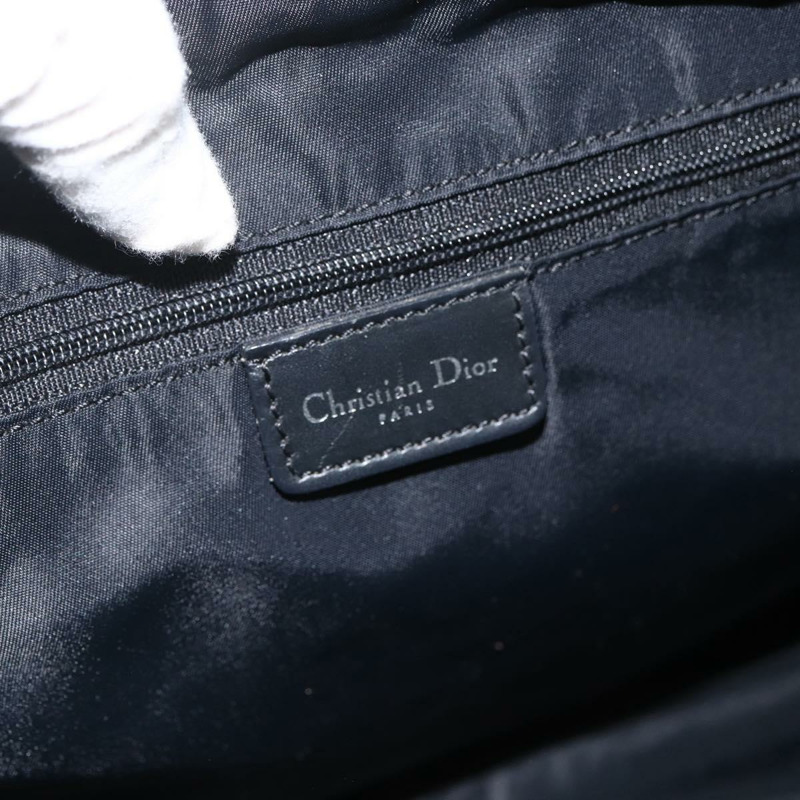【日本直送】Christian Dior Trotter帆布肩背包 黑色 銀色 正品 174057A-14