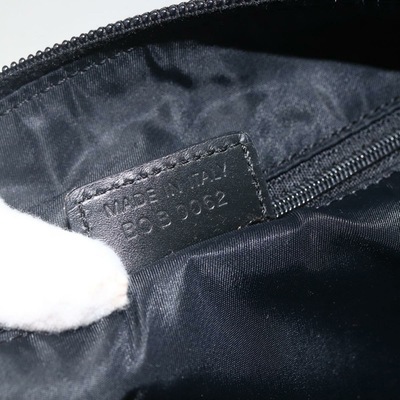 【日本直送】Christian Dior Trotter帆布肩背包 黑色 銀色 正品 174057A-20