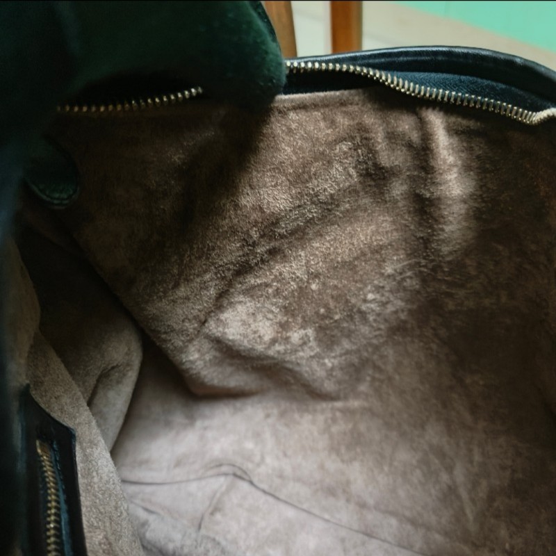 【8成新】㊣✨Bottega Veneta ✨寶緹嘉 BV Hop Bag 羊皮 黑色 編織 肩背包 腋下包 月牙包/二手樹屋🌳-36