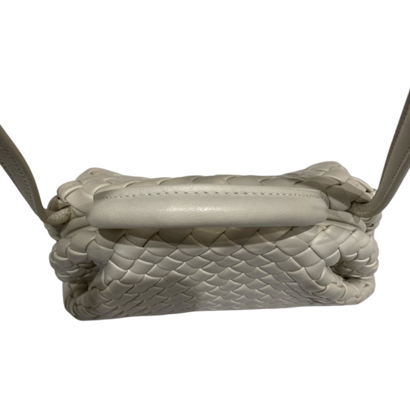 BOTTEGA VENETA 編織包 8106793574 手提/斜背兩用包 白色-5