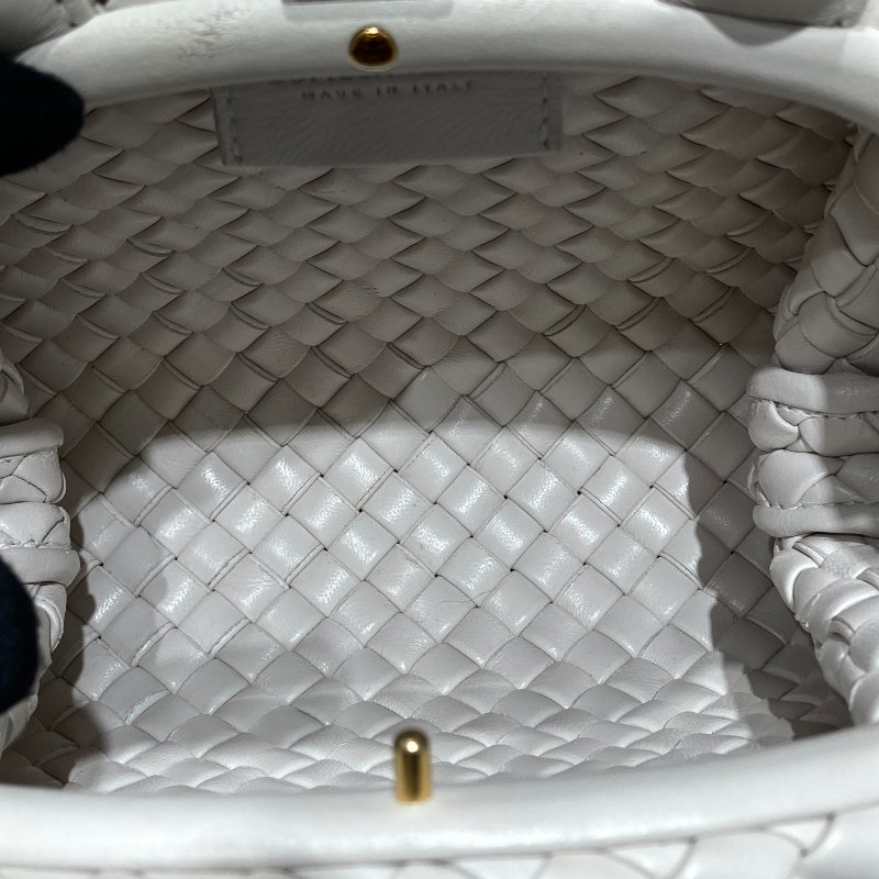 BOTTEGA VENETA 編織包 8106793574 手提/斜背兩用包 白色-11
