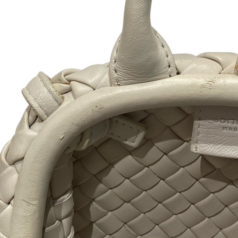 BOTTEGA VENETA 編織包 8106793574 手提/斜背兩用包 白色-13