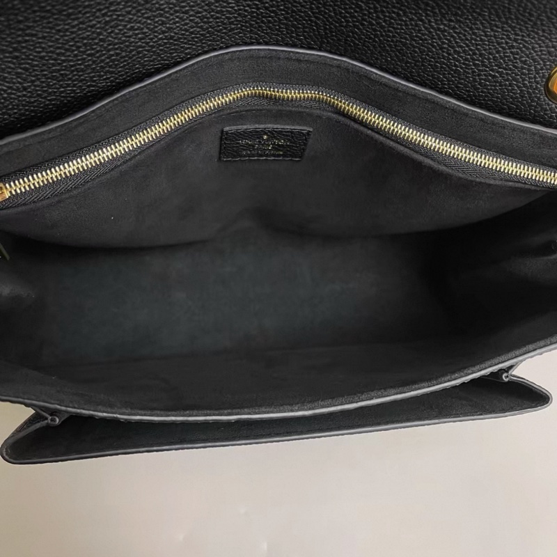 LV路易威登Vavin小號黑色全皮壓紋單肩斜挎包-7