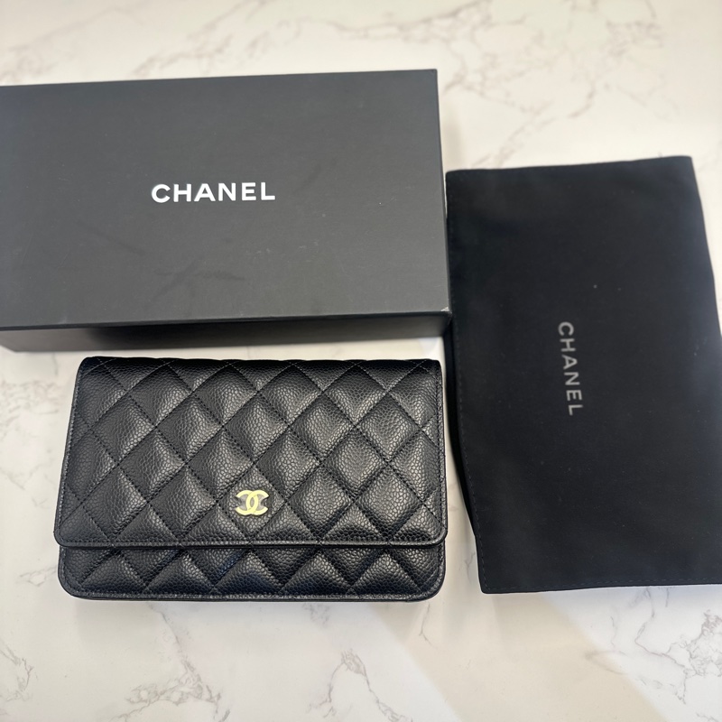 Cahnel woc 黑金荔枝皮 芯片款-0