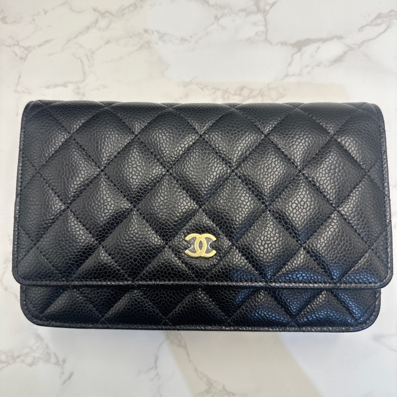 Cahnel woc 黑金荔枝皮 芯片款-6