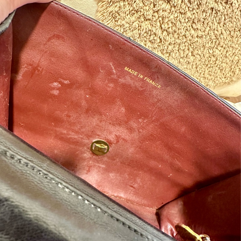 古董老包/香奈兒CHANEL菱格肩背老包-5