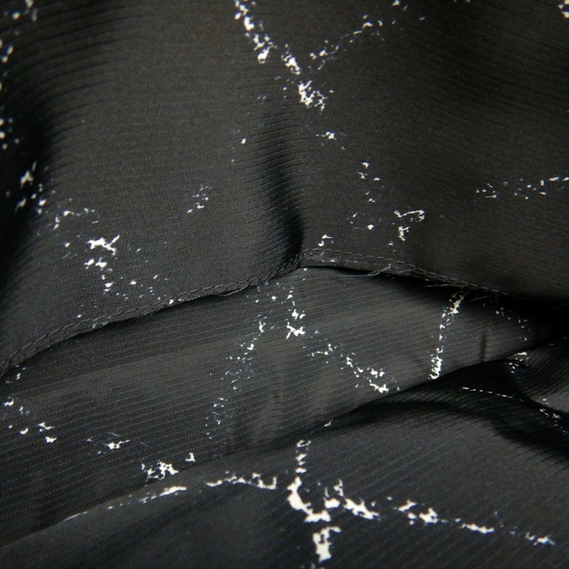 香奈兒 (Chanel) 舊款旅行系列手提包，尼龍提花迷你波士頓包，黑色，女士，253635-13