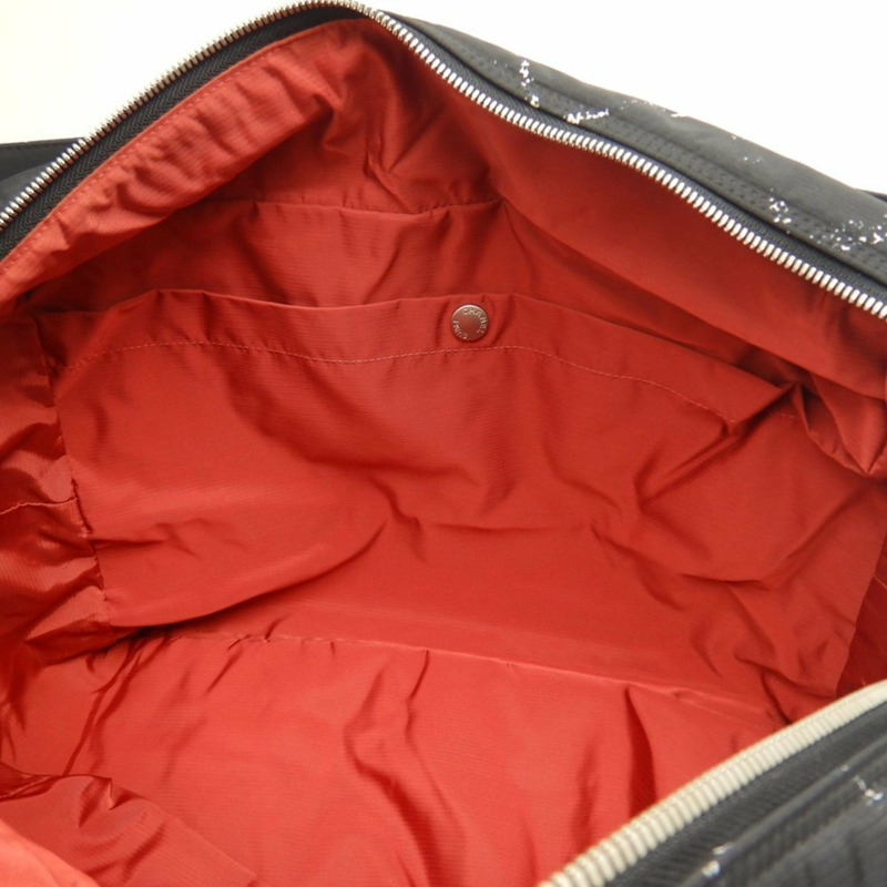 香奈兒 (Chanel) 舊款旅行系列手提包，尼龍提花迷你波士頓包，黑色，女士，253635-16